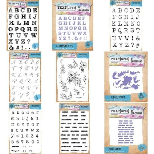 CH 2021 New Arrival Letters Stencil Metal Cutting Dies For Scrapbooking Practice Hands-on DIY Album Card Craft Decoration