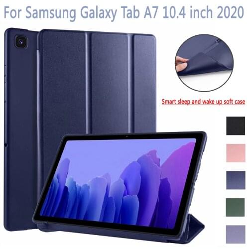 NEW - For Samsung Galaxy Tab A7 10.4 inch 2020 Tablet Case, Smart Sleep Wake Cover For Tab A7 SM-T500 SM-T505 SM-T507 soft Shell