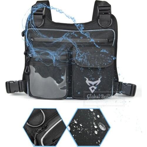 Travel Backpacks Waterproof Motocycle Chest Bag Men Moto Motorbike Riding Bag Reflective Motocross Backpacks Outdoor