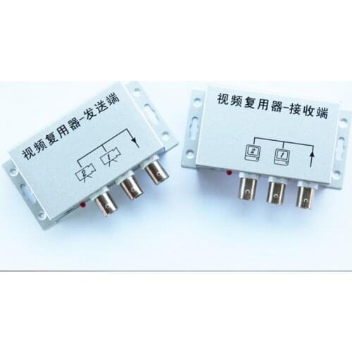 Two-channel Video Multiplexer, Dual-video Composite Transceiver, Video Signal Transmitter, 600-meter Cable Duplexer