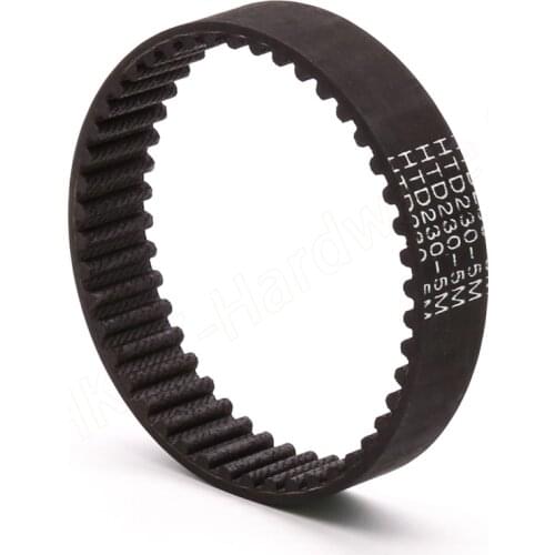 HTD-5M Timing Belt Closed Loop Perimeter 180/200/210/215/220/225/230/235/240/245/250mm Width 15mm For Multi-Axis Transmission