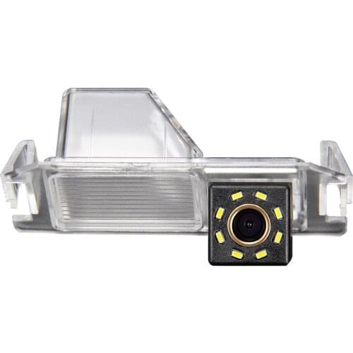 Misayaee Car Rear View Reverse Parking Camera Golden 8 LED for Hyundai Veloster/Genesis Coupe/I30/KIA Soul