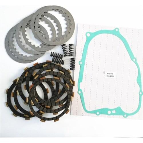Clutch Kit Set Discs Disks Plates Springs Gasket Kit for Yamaha Blaster 200 YFS200 YFS 2000 1988-2006 1V1-16324-00-00