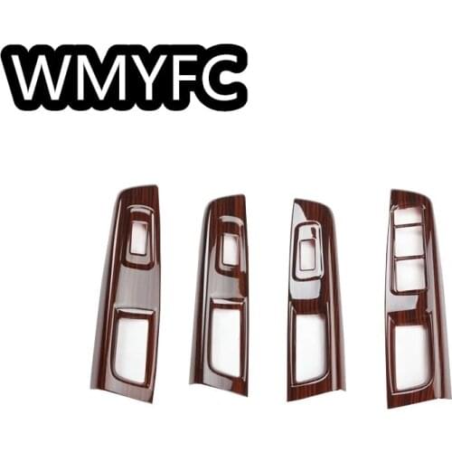 Left/Right Hand Drive ABS Car Interior Door Window Lift Glass Switch Buttons Cover Trims For Subaru Forester SH 2008-2012