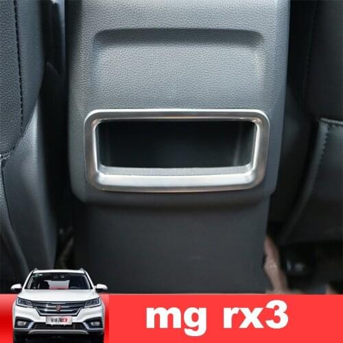 Lsrtw2017 Car Rear Rest Armrest Air Vent Frame Outlet Trim for Mg Roewe Rx3 2018 2019 2020 Interior Accessories Auto Styling