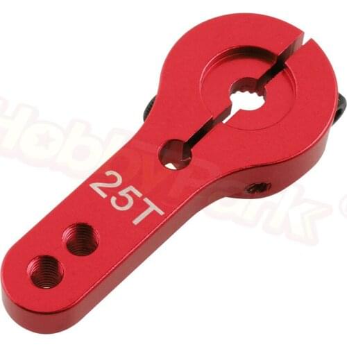 Metal CNC Alloy Aluminum Servo Horn 25T Teeth For 1/8 1/10 Scale RC Car Robot Boat Airplane Steering Arm