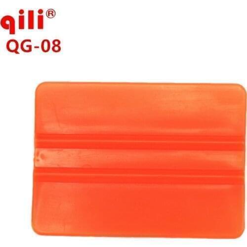 100PCS QILI QG-08 DHL Free Orange Mini Hard Film Scraper Tool Car Window Film install Squeegee Vinyl Plastic Car Wrapping Tool