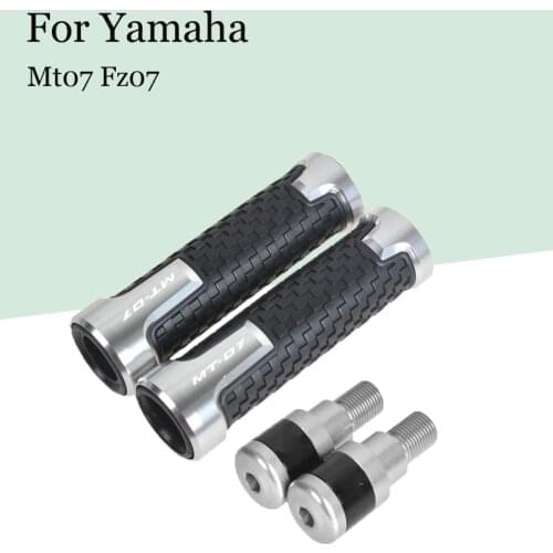 For Yamaha Mt07 Fz07 Motorcycle Modified Aluminum Alloy Handle Cover Hand Grip Handle Gel Plug Motorcycle
