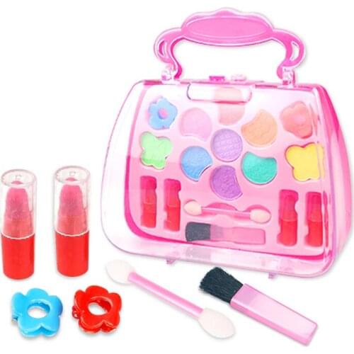 Play Girls Kit Safe Non-toxic Toys Makeup Set Preschool Kids Beauty Safety Toy for Children Girl Makeup