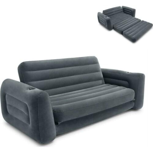 Inflatable Multifunctional Sofa Bed 3 People Original Intex Recliner Double Folding Lazy Sofa for Lunch Break