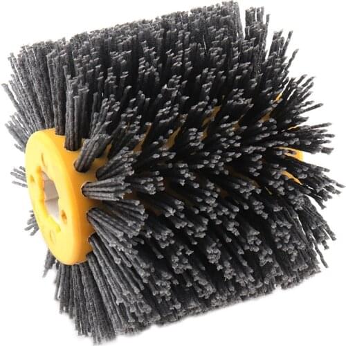 Nylon Abrasive Wire Drum Polishing Wheel Electric Brush Electric Brush Wear For Woodworking Metalworking Surface Grinding