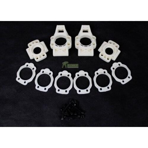 Nylon Rear Hub Carrier Set Fit for 1/5 HPI ROVAN KM BAJA 5B 5T 5SC