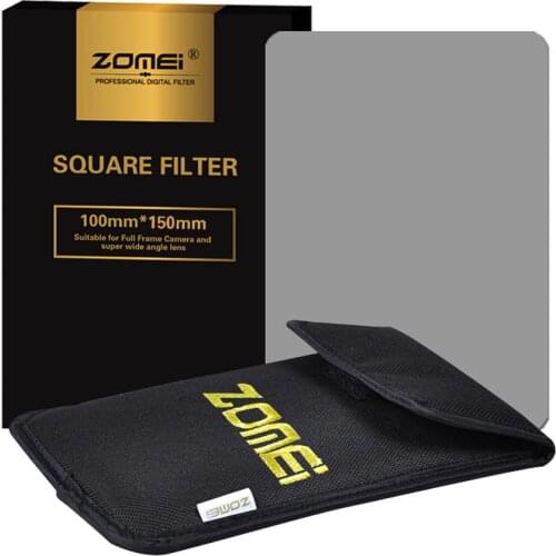 New Zomei Pro ND2 ND0.3 (2x) 100*150mm 100x150mm 1-Stop Neutral Density Square filter for Cokin Z-PRO Series Holder 100mm*150mm