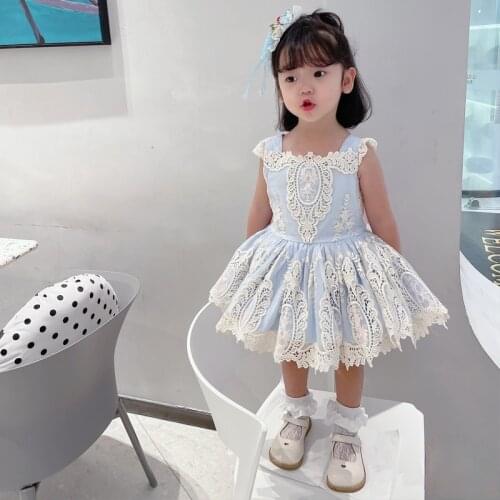 Lolita Girls' Dresses Spanish Girls' Princess Summer Dresses for Children Lolita Fluffy Dresses Toddler Girl Christmas Outfits