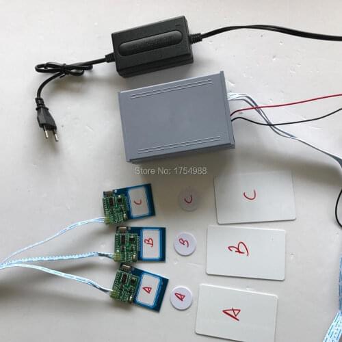 IC cards sensor prop Room escape prop real life adventure gave to open the door photos in one-to-one correlation open lock