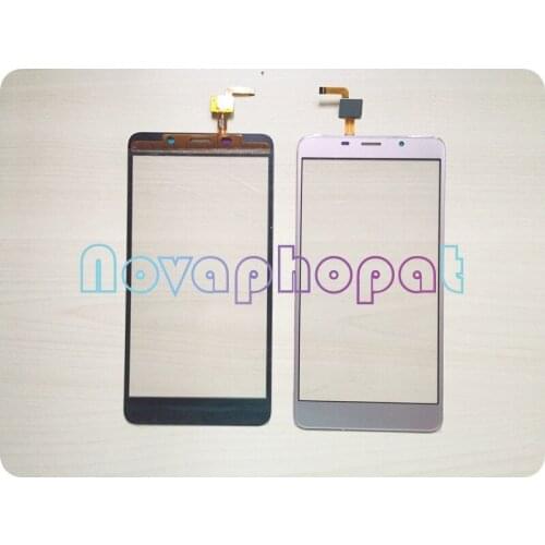 Novaphopat Black/Golden Digitizer Screen For Leagoo M8 Touch Screen Glass Digitizer Sensor Screen Replacement + tracking