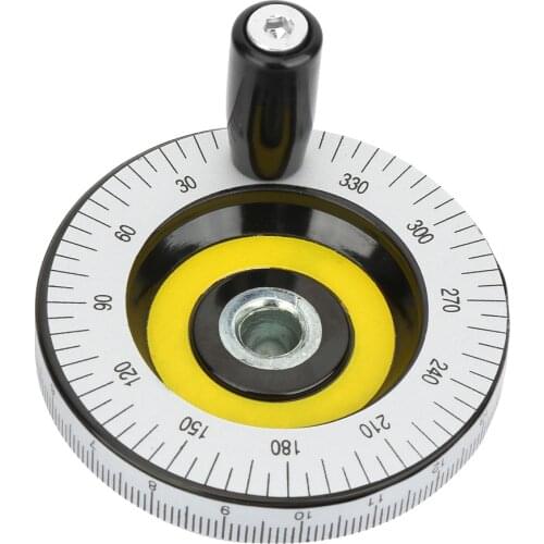 Lathe Hand Wheel Handwheel Rotary Encoder 80mm Solid Bakelite Spoked Scale CNC Lathe Grinder Machinery Accessaries