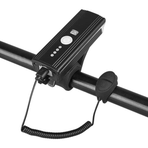 Bike bell + light Bicycle headlight Power display Intelligent Handlebar Ring Horns Horn led Strong flashlight waterproof H012A