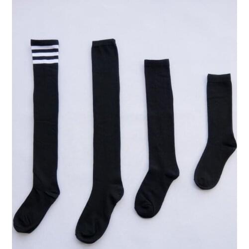 Japanese girl socks for JK uniform students calf socks OVER knee sock stockings