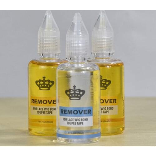 1Bottle 30mL Lace Wig Glue Wig remover Adhesive Hair Extension Liquid Replacement Tool 1 fl oz Yellow and Transparent
