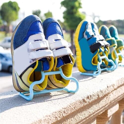 2PCS/Set Multi-Function Shoe Shelf Organizer Children Kids Shoes Hanging Storage Floor Creative Shoes Drying Rack Stand Hanger
