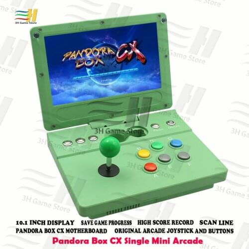 2021 Pandora Box CX Clamshell mini arcade 2800 in 1 bartop original arcade joystick Can save game can add extra game 3D tekken