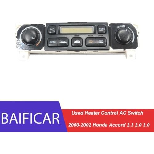 Baificar Used Heater Control AC Switch Automatic Air Conditioning Panel For 2000-2002 Honda Accord Sixth Generation 2.3 2.0 3.0