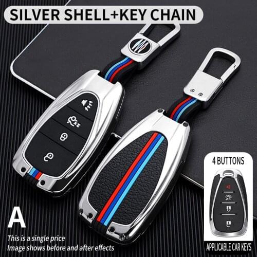 Car Key Cover Case Fob Shell For Chevrolet Cruze Spark Sonic Camaro Volt Bolt Trax Malibu Captiva Lacetti Aveo 2 3 4 5 Button
