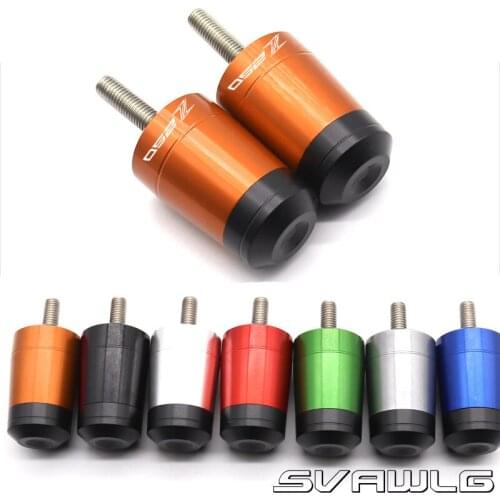 CNC 22MM Handlebar Grips Handle Bar Cap End Plugs For kawasaki NINJA250 NiNJA2500 Z250 Z 250 250