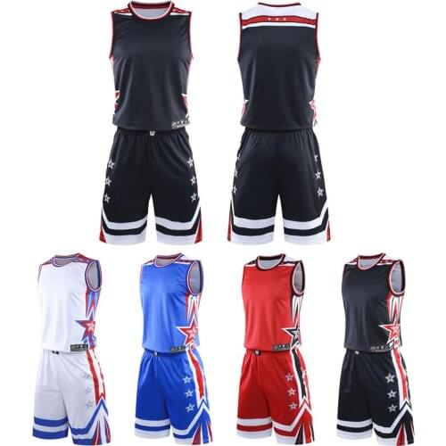 Mens Basketball Jerseys suit, Youth Basketball Uniforms Sports Clothing Male Shot-basket Kits Football Throwback Jerseys YW1928