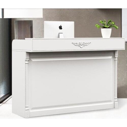 Cashier counter simple modern shop small bar clothing store front desk