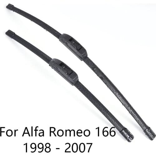 Car Windshield Wiper Blades for Alfa Romeo 166 form 1998 1999 2000 2001 2002 2003 2004 - 2007 Car Windscreen wiper Rubber