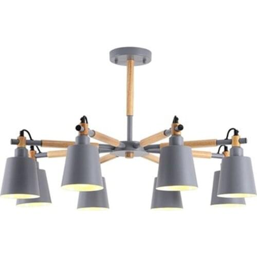 Chandelier modern living room loft decor modern living room hanging ceiling lamps nordic design led suspension wood fixture
