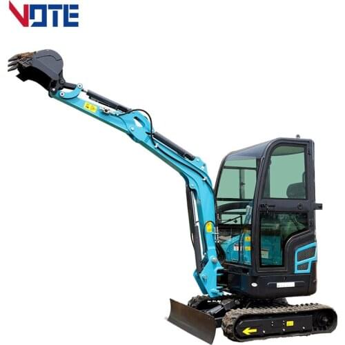 1800kg Mini Excavator A Good Helper For Flood Prevention And Excavation 1 Ton Small Digger Cab Optional