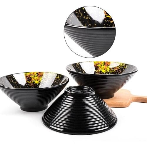 Spicy Hot Bowl Melamine Tableware Plastic Bowl Japanese Style Noodles Bowl Good quality procelain soup mixing bowls ramen bowls
