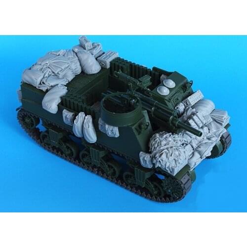 World War II American M7 Pastor Resin Modification 1:35