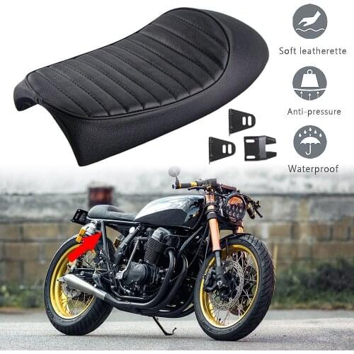 Motorcycle Universal Scrambler Vintage Hump Saddle Seat For Honda CB750/200/350 For Yamaha SR125 SR 250 400 Cafe Race Retro Seat