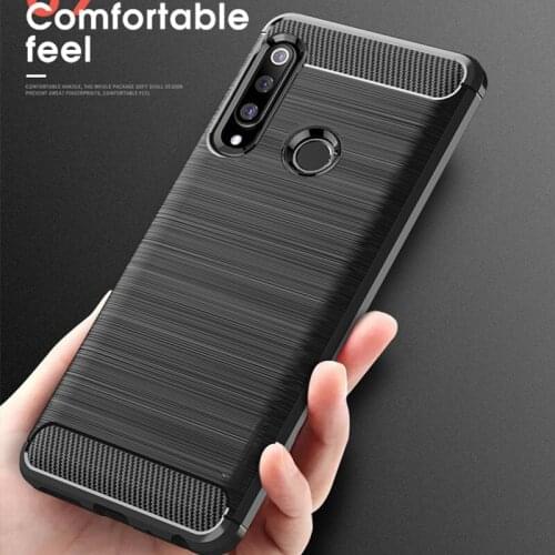 Soft Silicone Case For HUAWEI honor 10i Smartphone Carbon Fiber ShockProof Cover For honor 10i Case On honor10 i 10 i Case