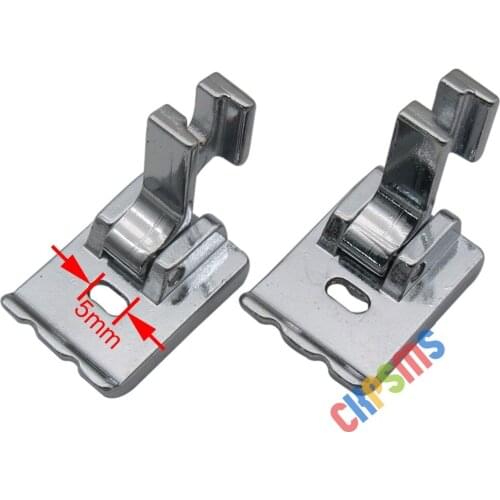 Low Shank Metal Double Welting Cording Piping Foot/Feet fit for Janome,Kenmore,Brother#CY-9908L 2PCS
