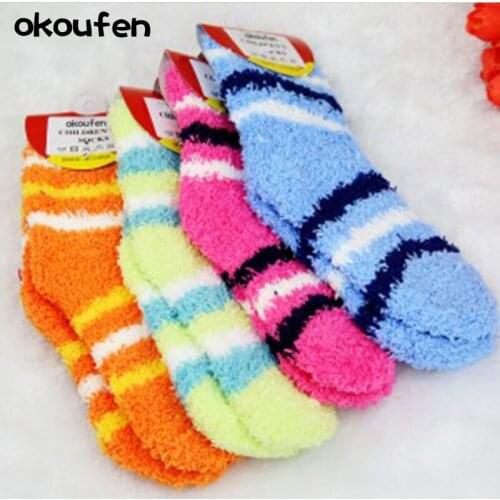 2019 New winter warm baby boy and girl socks brand quality children kids towel thick socks retail