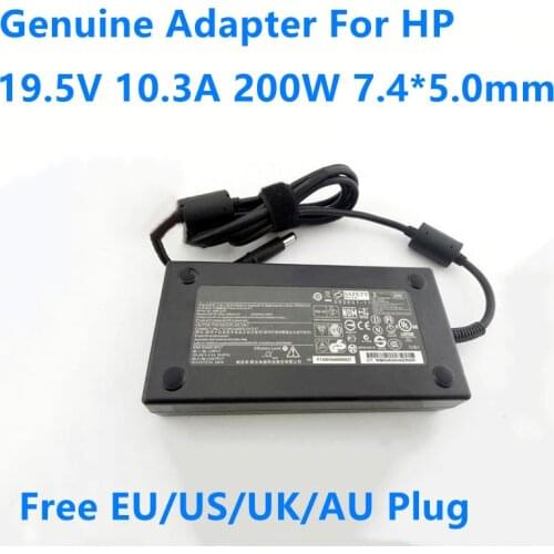 Genuine HSTNN-DA24 19.5V 10.3A 7.4x5.0mm ADP-200FB D AC Adapter for HP TouchSmart 300-1000 300-1100 200 Laptop Power Charger