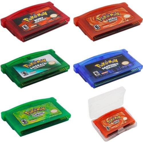 Pokemon Zelda Series 32 Bit Video Game Cartridge Concole Card for Nintendo GBA Series Consoles
