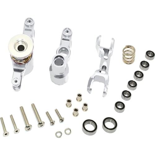 Aluminum Alloy Adjustable Steering Assembly with Screw Kit for TRAXXAS X-MAXX 1/5 RC Car Parts