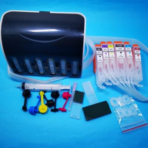 CISS Ink Cartridge BCI-380XL BCI-381XL BCI380 BCI-381 for Canon PIXUS TR703/TR7530/TR8530/TS6130/TS6230/TS6330/TS7330/TS813