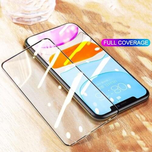 Full Cover Tempered Glass For iPhone 12 7 Plus 8+ 6S SE 2020 Screen Protector For iPhone 11 Pro Mini XS Max X XR Protective Film