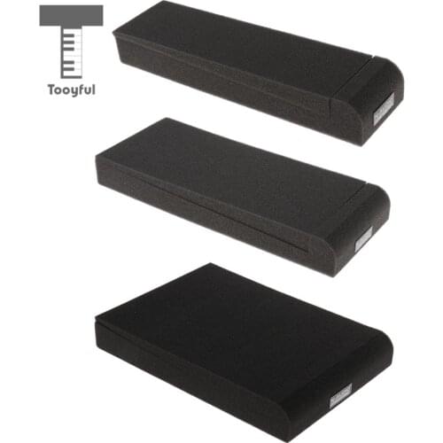 Tooyful 1 Pair Studio Monitor Speaker Acoustic Foam Sound Isolation Sponge Panel for KTV Studio Home Theater Acoustic Treatment