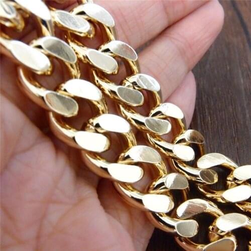 7"-40"10mm Heavy Cool Mens Curb Cuban Necklace or Bracelet 316L Stainless Steel Gold Fashion Jewelry Best Gift