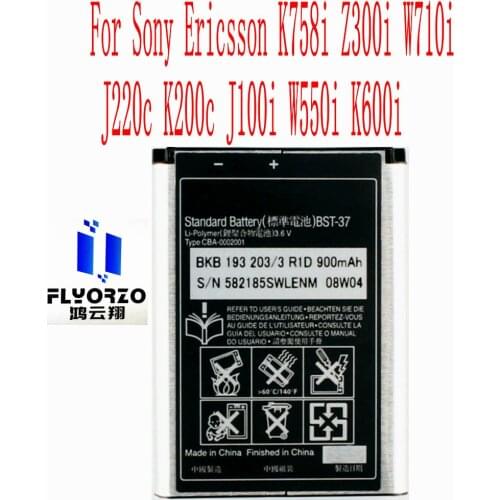 100% Brand new High Quality 900mAh BST-37 Battery For Sony Ericsson K758i Z300i W710i J220c K200c J100i W550i K600i Mobile Phone