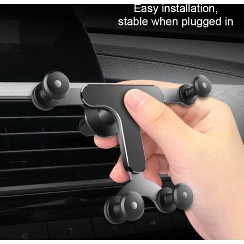 Car Mount Car Air Vent Bracket Universal Dashboard Free Adjustable Holder for 4-7 Inch Phone Car Styling