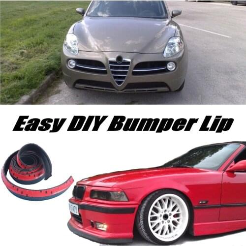 NOVOVISU Bumper Lip Deflector Lips For Alfa Romeo Kamal AR Front Spoiler Skirt For Car Tuning / Body Kit / Strip